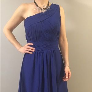 Royal blue cocktail dress